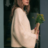 J7114   SWEATER CARDIGAN WITH TOGGLE BUTTON DETAIL