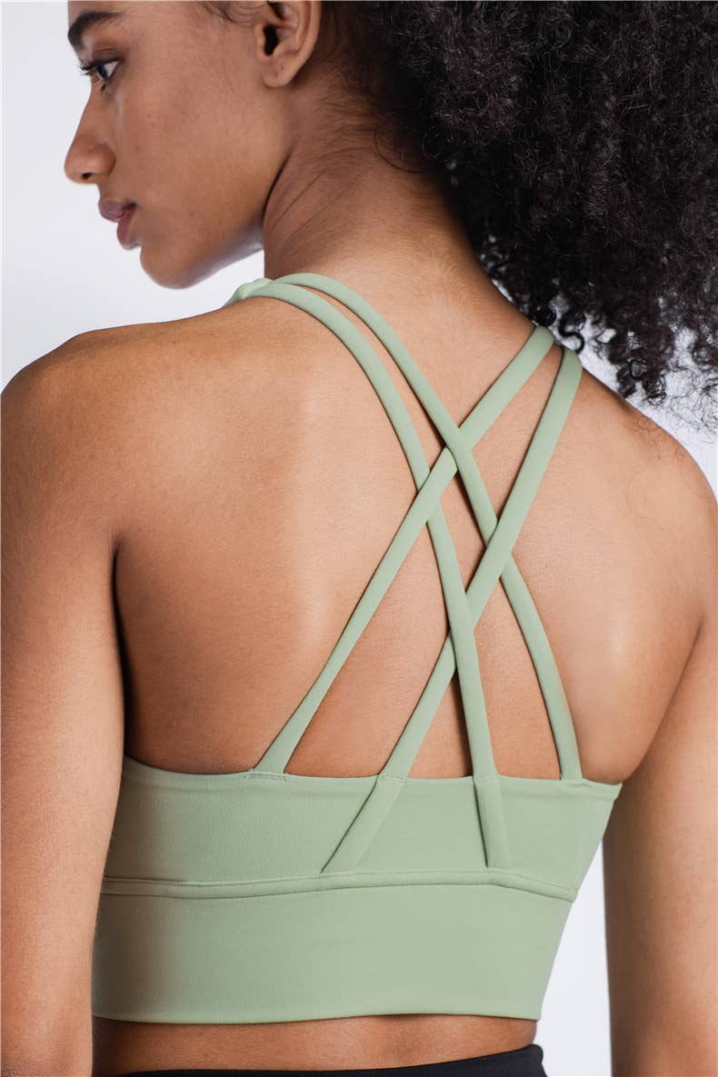 Isabella Strappy Back Sports Bra