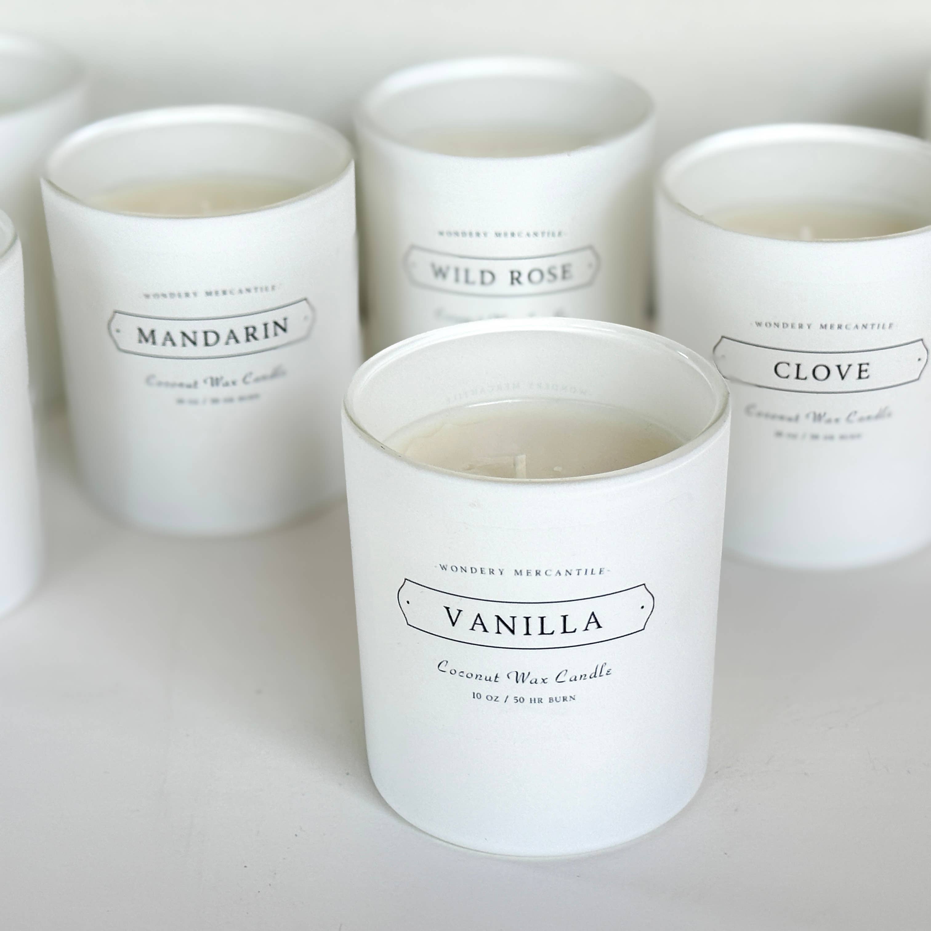Vanilla Coconut Wax Candle | Vanilla, Tonka, Clove