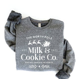 "THE NORTH POLE MILK AND COOKIE CO." Sweatshirt
