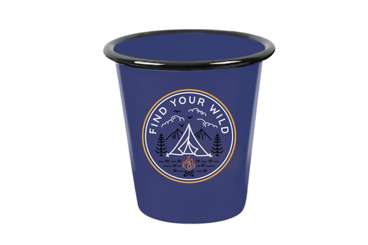 "Find Your Wild" Enamel Reusable Candle