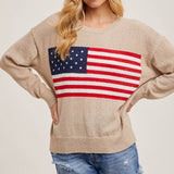 American Flag Knit Sweater