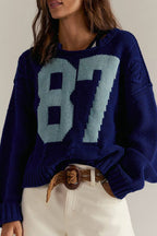 '87' Thick Knit Sweater