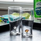 Football Icon Beer Glass-6"H(20oz)