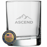Custom Engraved 13.5 oz Double Old Fashioned Glass