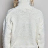 Chic Collar Button Knit Cardigan Cozy Oversized Sweater SALE
