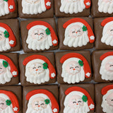 Christmas O’Santa Face🎅Milk Choc Graham Cracker 1PK w/ Bow