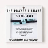YOU ARE LOVED Bracelet, Christian Cord Bracelet