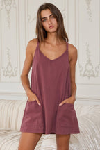 Washed Sporty Romper
