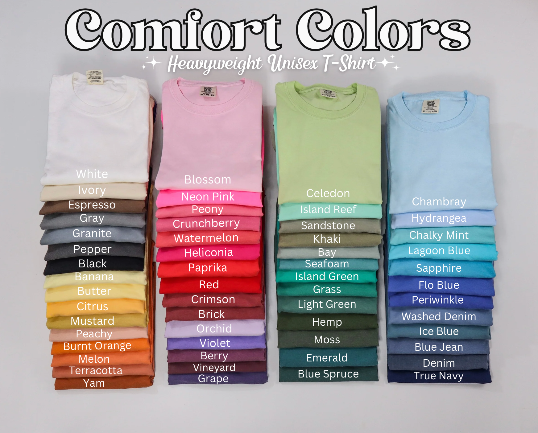 Comfort Colors 1717 Shirt Blanks