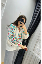 Floral Embroidered Blouse