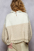 Collared Crochet Sweater