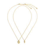 Sharing Kindness Cross Necklace - Set of 2