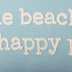 "The Beach Is My Happy Place" Pillow