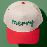 Merry Embroidered Trucker Hat