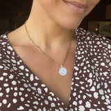 Faith Over Fear Necklace-White Cross | Christian