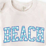 BEACH WITH PATTERN Graphic Sweatshirt