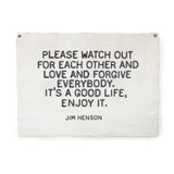 Jim Henson Hand Painted Wall Hanging 48"x36" (size will vary)