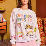 'Somebody Loves You' Graphic Sweatshirt