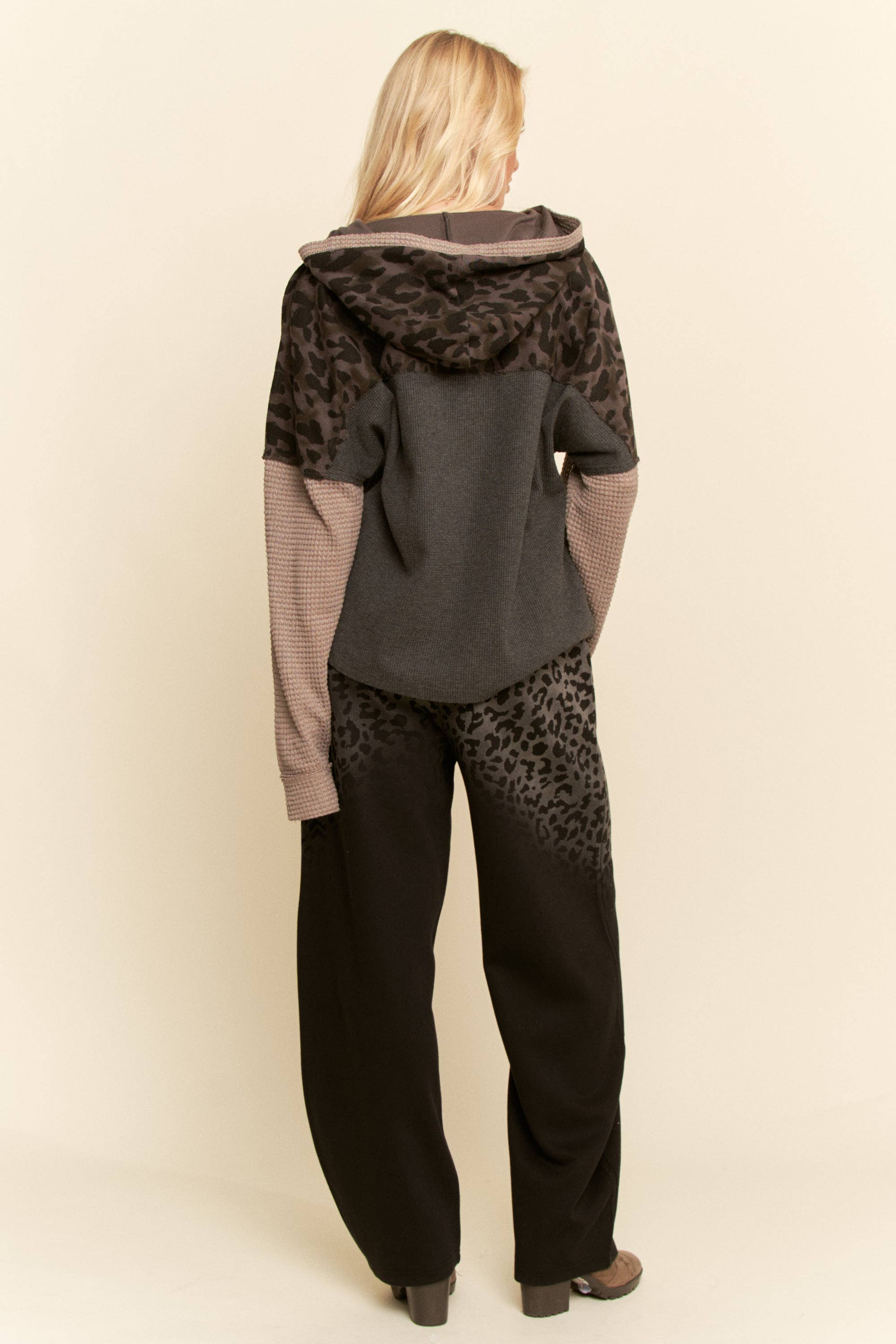 Star & Peace Patchwork Hoodie