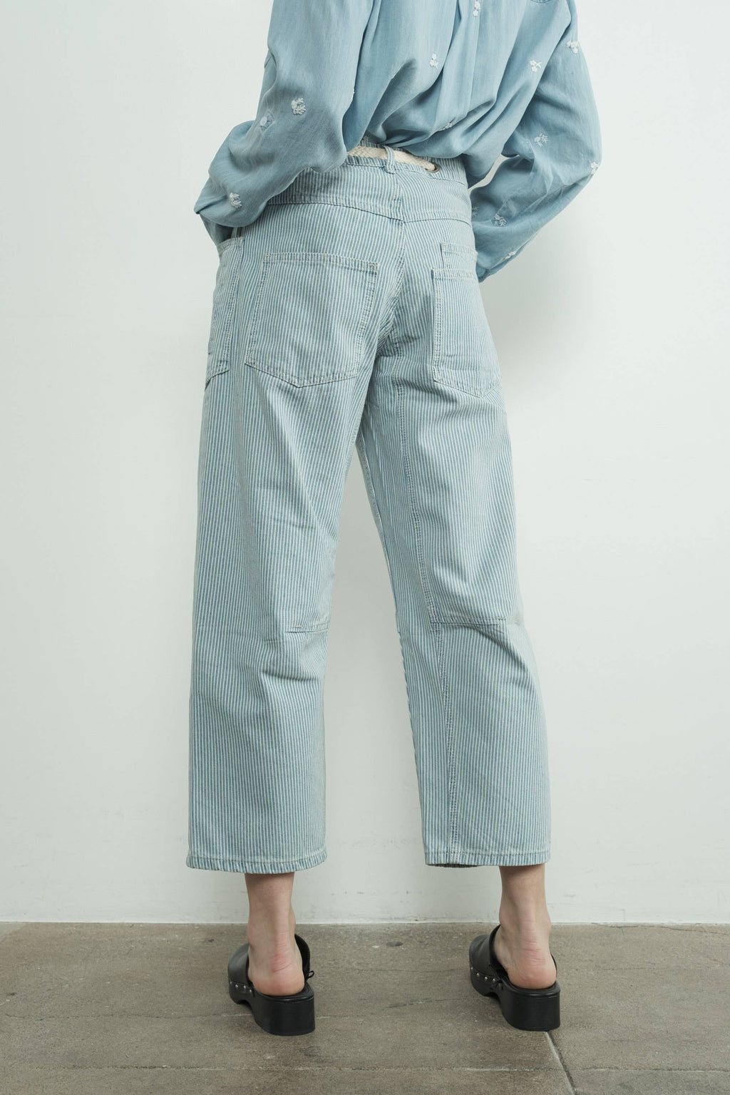 Barrel Denim Pants