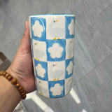 Duck Ceramic Travel Coffee Tumbler-Portable Coffee Mug-Cup