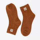 Happy Feet Embroidered Socks 🙃 - Fun Vibes