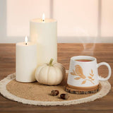 Oversized Mug with Birds on Branch-4"H(17oz)