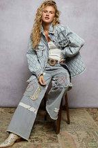 Lace Paneled Jacket
