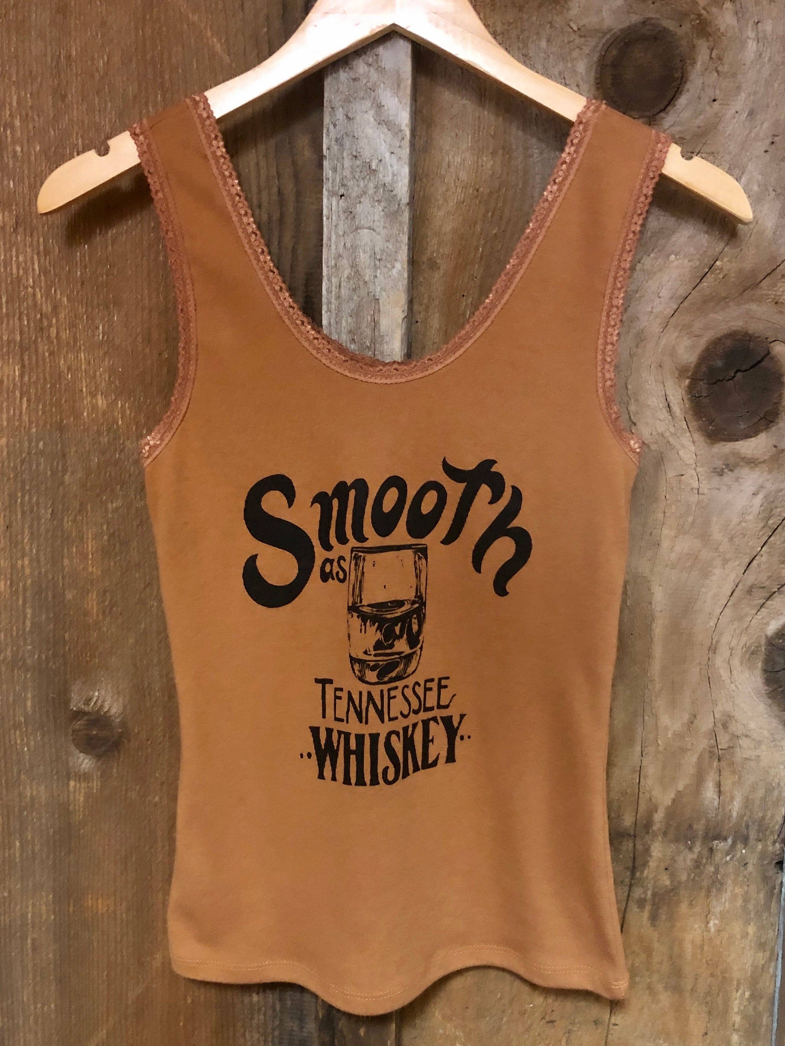 "Smooth as Tennessee Whiskey" Lace Tank