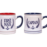 Ili Nautical Captain 17Oz Mug, 2 Asst