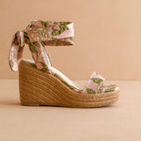 The Oceana | Rose Garden Gingham Wrap Wedge