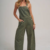 VINTAGE LEOPARD OVERALL JUMPSUIT WITH BARREL LEG SILHOUETTE