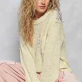 Thin Cable Knit Sweater
