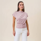 AT2993 Draped jersey top