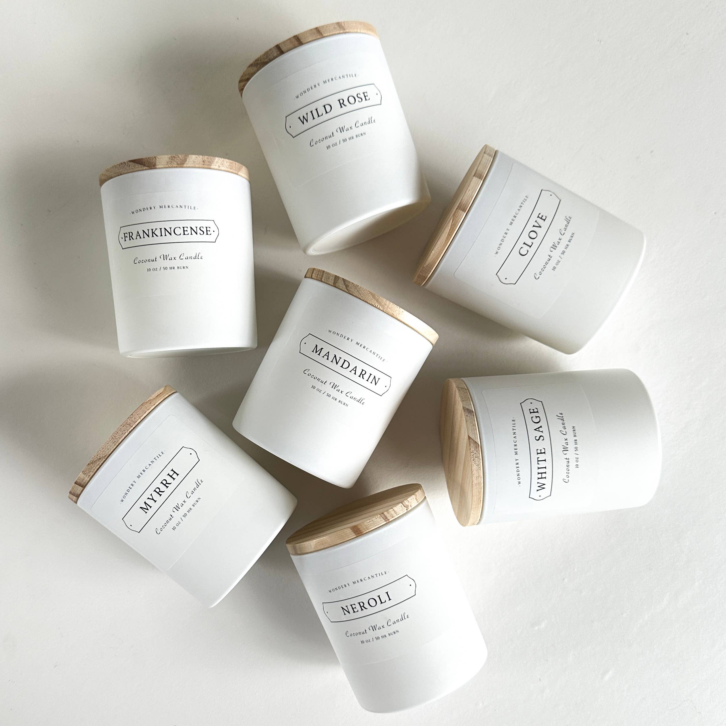 Mandarin Coconut Wax Candle | Citrus, Champaca