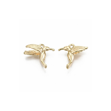 Gold Hummingbird Charm