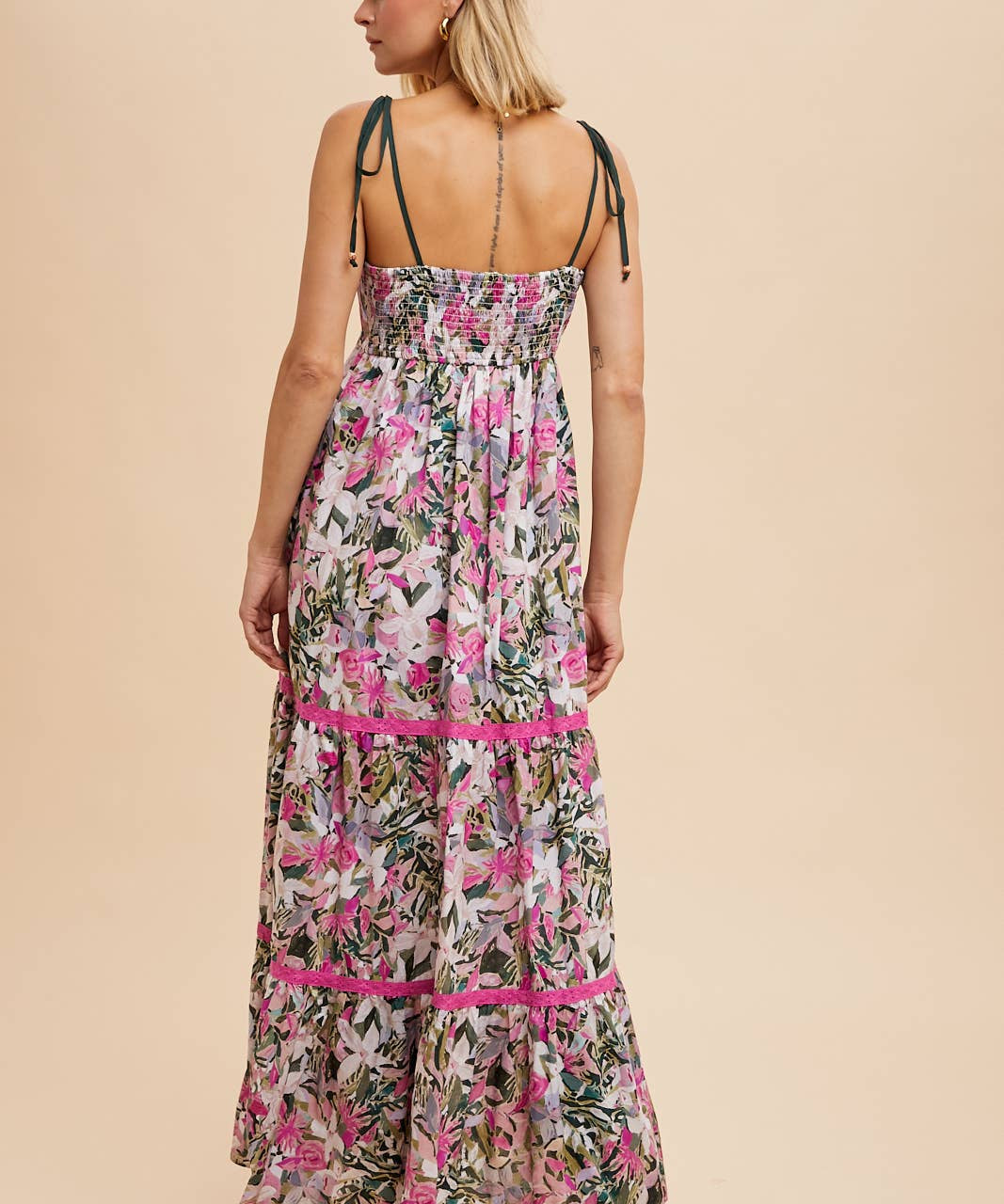 Cotton Floral Maxi Dress