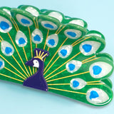 Peacock Motif  Hair Claw Clip | 40H1082