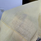 Cotton linen blend button down shirt