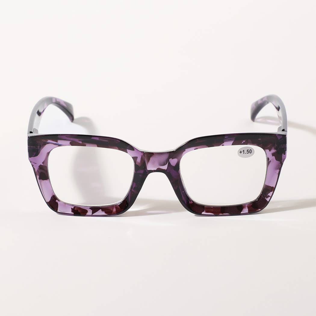 Blue Light Blocking Chunky Frame Reading Glasses