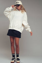 Vintage-Wash Hooded Sweatshirt