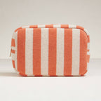Striped Pattern Makeup Bag