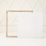 12x12 Wood framed blank sign w/removeable insert DIY 11032