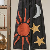 sun & moon wide pants