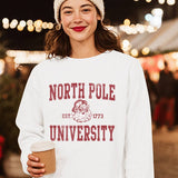NORTHPOLE UNIVERSITY CHRISTMAS GRAPHIC SWEATSHIRTS