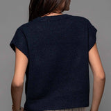 Coastal Lobster Intarsia Knit Top