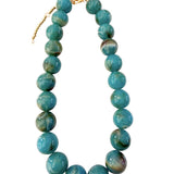 Carter Chunky Beaded Necklace - Turquoise