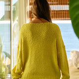 IT2333-SUNSHINE 'SUNSHINE' Oversized Boatneck Soft Sweater