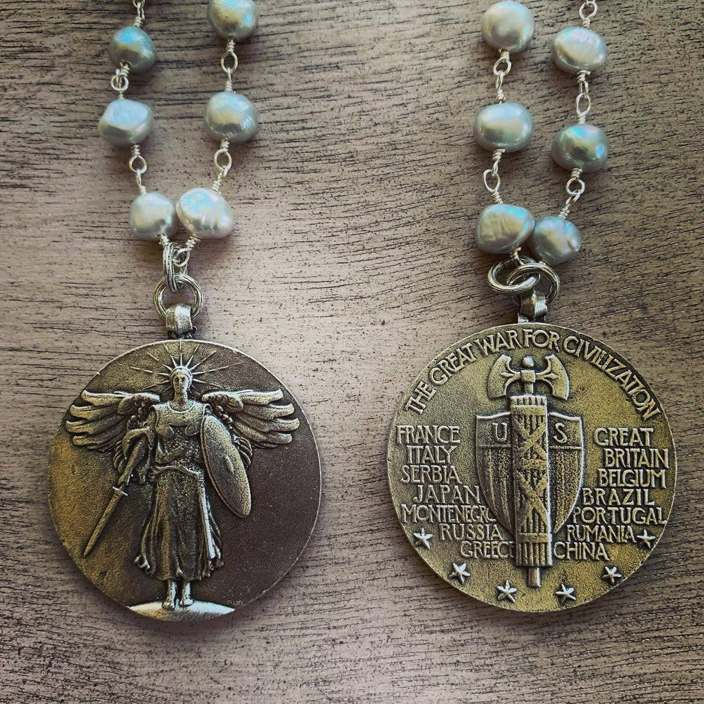 St. Michael Pendant Necklace